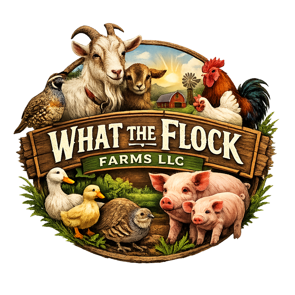 What The Flock Farms LLC Logo